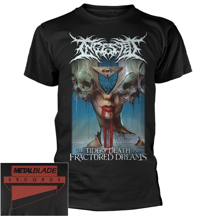 Ingested The Tide Of Death And Fractured Dreams Shirt S-3XL T-Shirt Band Tshirt XL