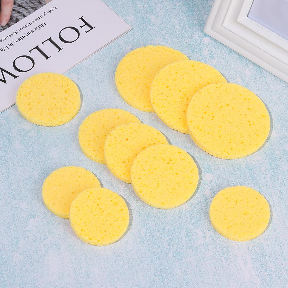 Soft Exfoliator Cleanup Cleansing Sponge Face Wash Pad Body Facial Cleaner Compress Puff