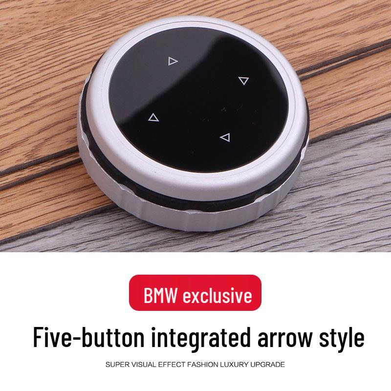 Compatible BMW Crystal Multimedia Knob for 1, 2, 3, 5 Series, X1, X3, X5, X6 | Decorative Modification Cover