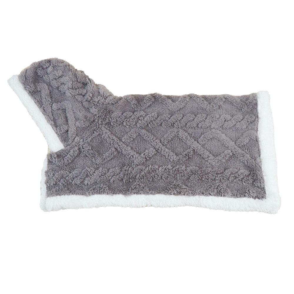 Pet it dog clothes autumn and winter warm cloak sleeping thickened cloak cat nightgown medium and large dog corgi