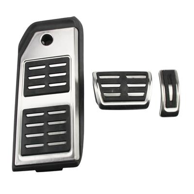 Para Volkswagen VW TOUAREG Reposapiés de Combustible Freno Placa de Pedales AT Pedales Acelerador Pedal de Freno Pegatinas Estilo