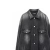 Balenciaga Denim Jacket Loose Fit Men's Black 662772TKVG51000
