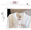 Elegant Embroidered Gold Velvet Stand Collar Waistcoat