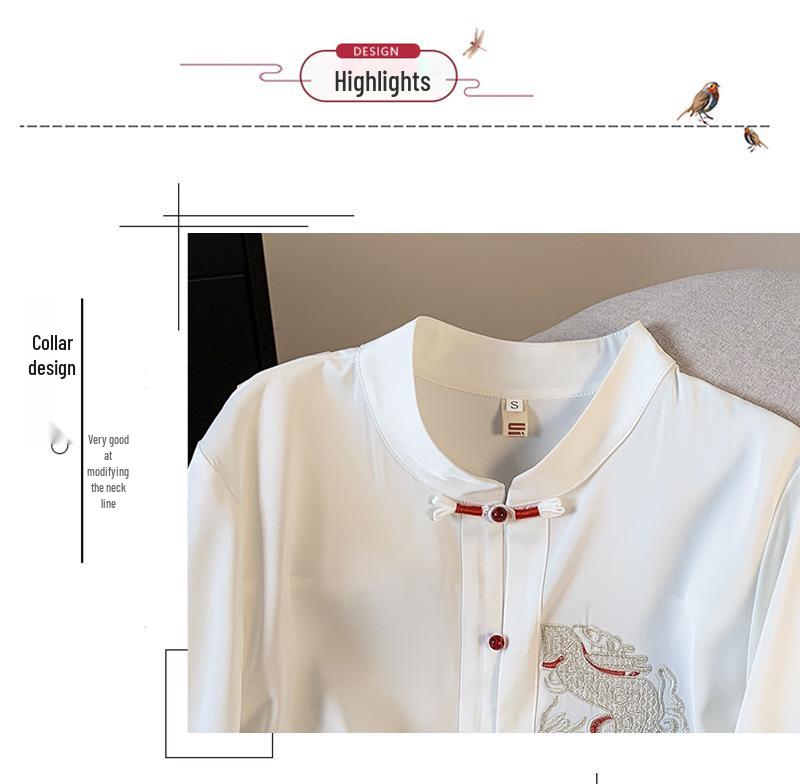 Elegant Embroidered Gold Velvet Stand Collar Waistcoat