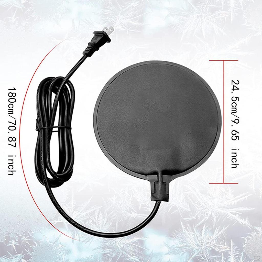 Vogelbad Heizung Enteiser Vieh Geflügel Pflege Eichhörnchen Wasserdicht Lange Kabel