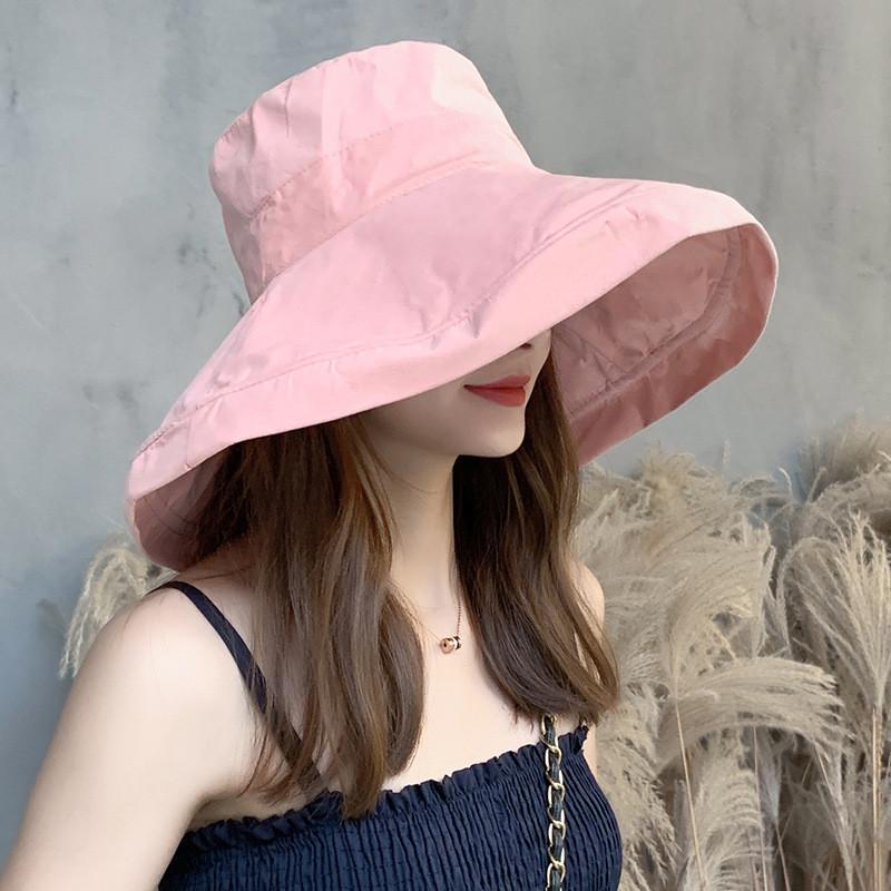 Wide Brim Stylish Summer Sun Protection Fishermans Hat For Women In Trendy Colors