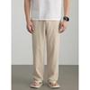 Hengyuanxiang Men's Linen Blend Straight Leg Casual Pants