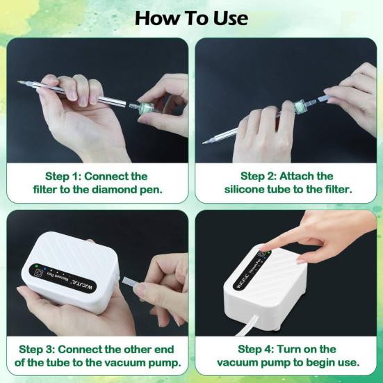 Rhinestone Art Painting Pen Kit for Adults Vacuum Rhinestone Painting Pen No Wax Needed E-Painter Rhinestone Art Tool