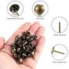 Pack Of 200 11x17mm Antique Metal Sofa Nails Decorative Upholstery Tacks For Furniture Restoration & DIY Projects Use