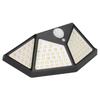 Solar Lights IPX65 Waterproof 3 Lighting Modes Human Body Induction Solar Wall Lamp for Garden Corridor