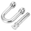 M25 Screw Pin Anchor Shackle 304 Stainless Steel Heavy Duty DShape Shackle for Camping