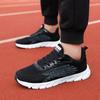 Unisex White Sports Shoes, Mesh Breathable Lightweight Running Shoes, Soft Soled Casual Walking Shoes
