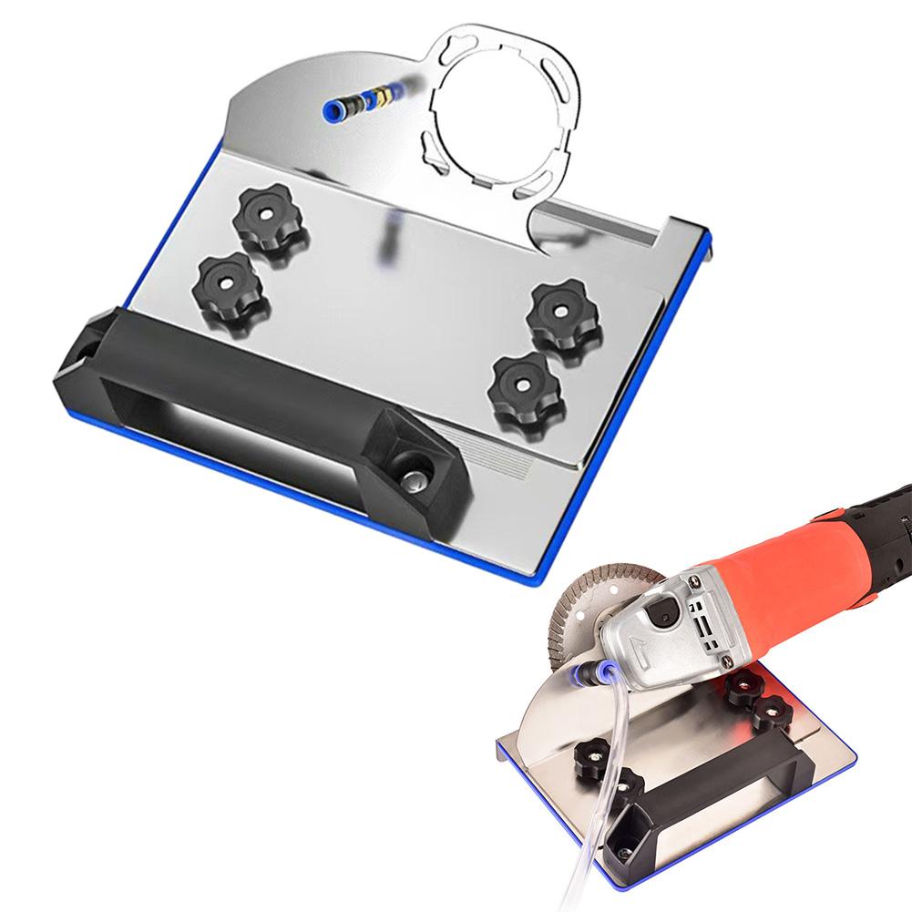 Portable Angle Grinder Stand for Tile Chamfering 45 Degree Stable Clamp Frame Adjustable Fits Type 100 Grinders 45mm Spindle