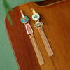 Aieryuan Asymmetric Tassel Earrings: High-End Minimalist Vintage Enamel Design