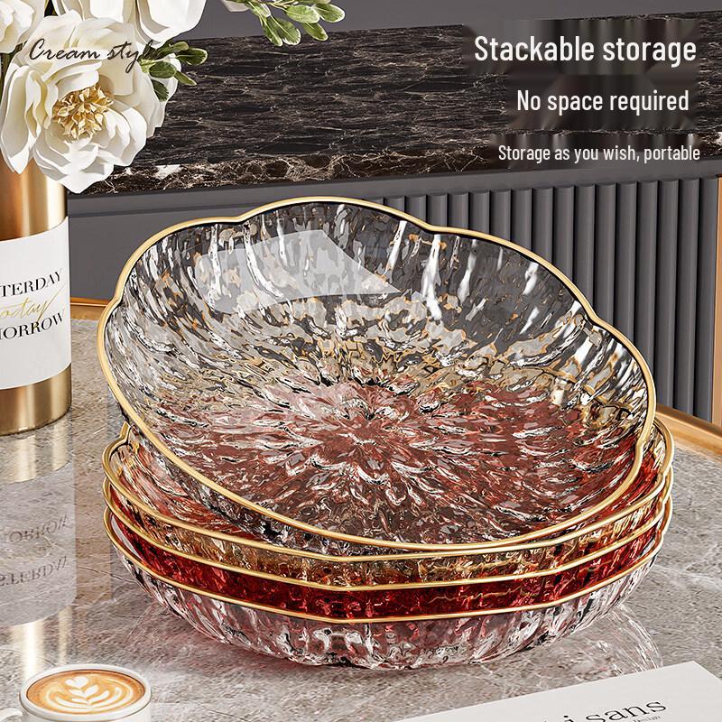 Yuzhuxun Light Luxury Ceramic Fruit Plate