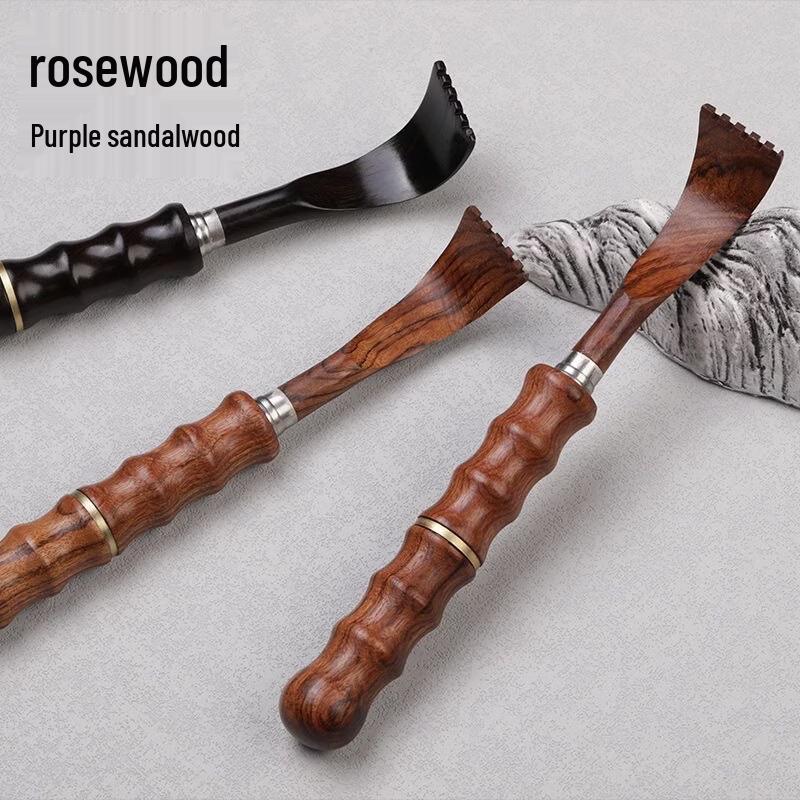 Bei Duo Yang Purple Sandalwood Retractable Back Scratcher