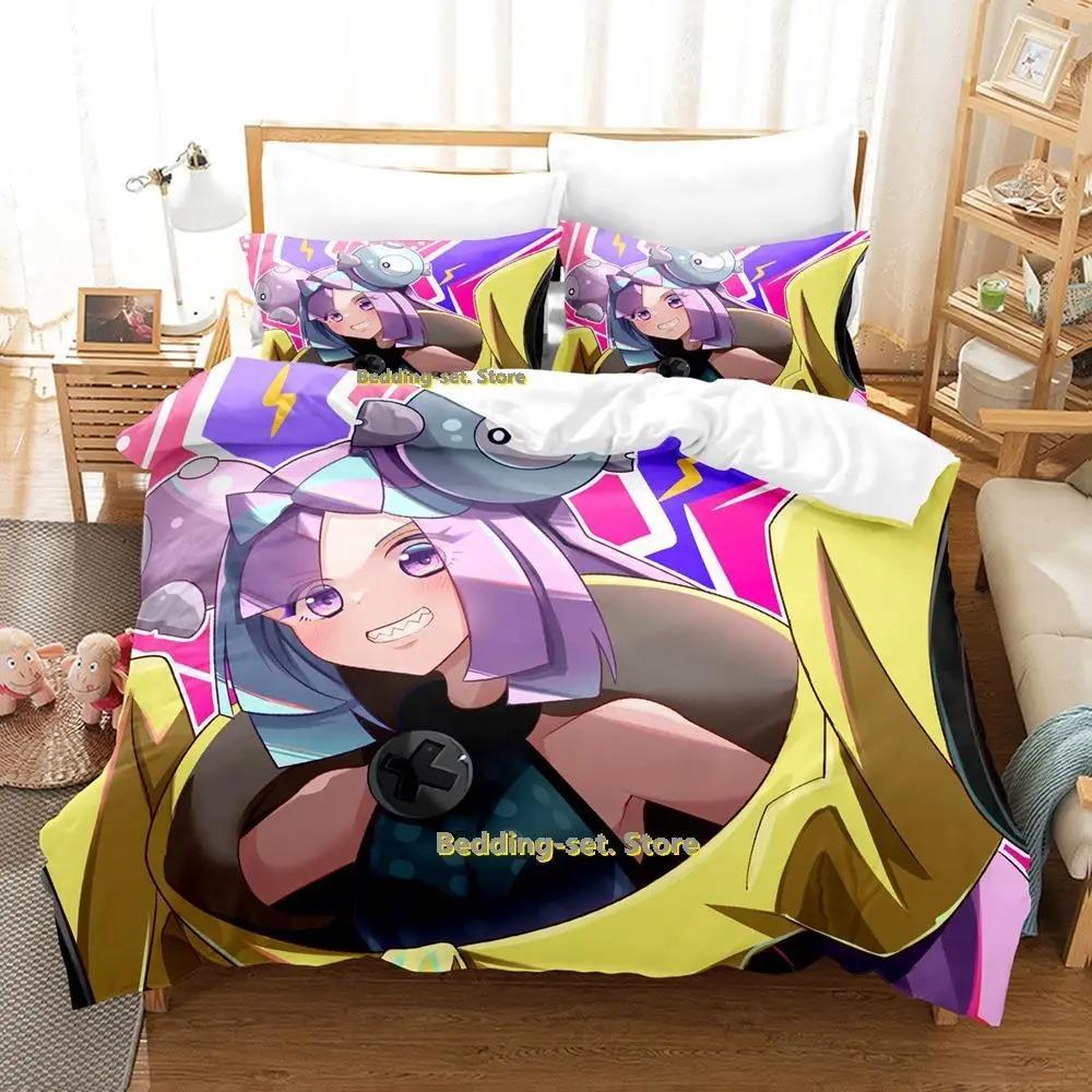 New Kawaii Iono Bedding Set Single Twin Full Queen King Size Bed Set Adult Kid Bedroom Duvetcover Sets Anime Parure De Lit Bed