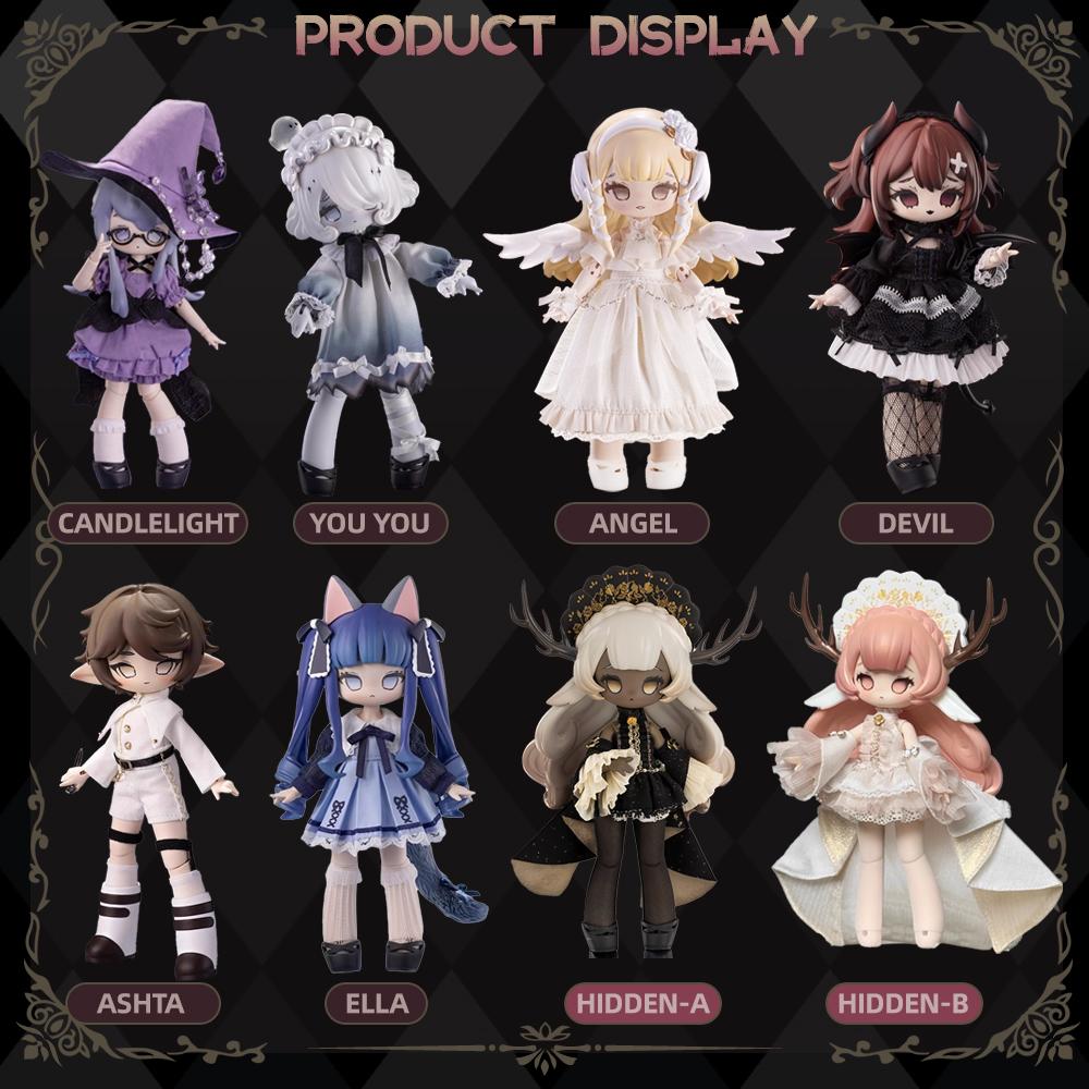 Authentic Stock Secret Realm Tour 1/12 Bjd Blind Box Movable Joint Doll  Desktop Ornaments Trendy Toys Dolls Boys Girls Gifts