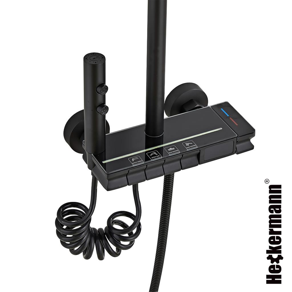 Set Doccia Heckermann V6 Nero