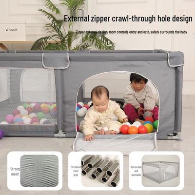 Indoor Baby Playpen: Anti-Fall, Interactive Game Fence for Crawling and Walking
