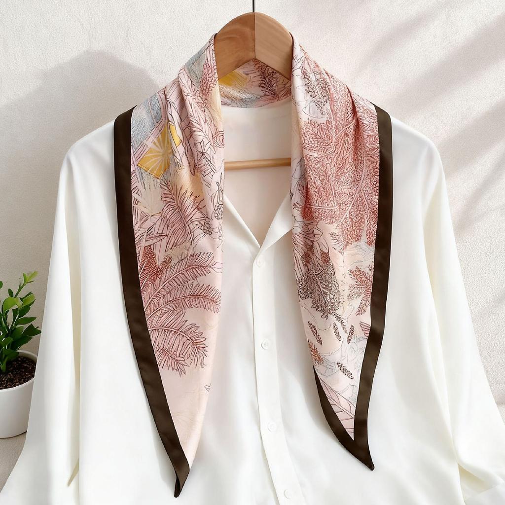 Spring and summer printed skirt women's triangle towel skirt curtain decorative belt towel stacked short skirt fart curtain new fashion