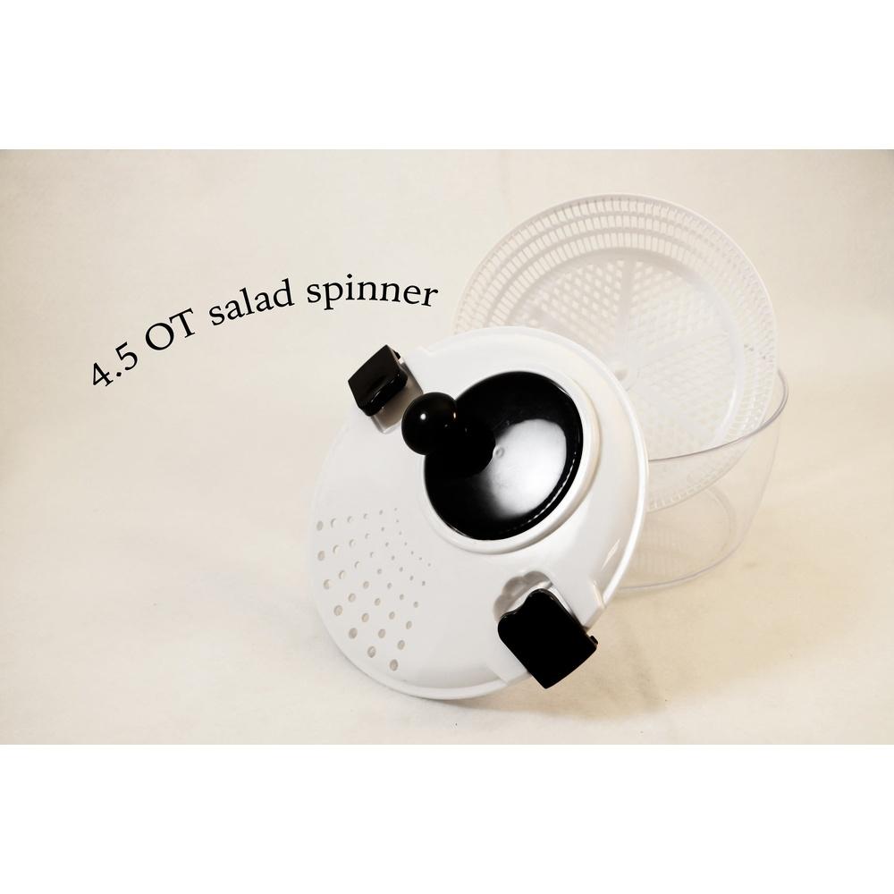 Salad Spiinner with Locking and Straining Lid 4.5 Qt