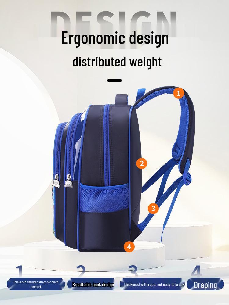 3D Cartoon Children's Hard Shell Backpack for Boys & Girls Aged 1-6: Fashionable & Cute Schoolbag