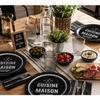 Set de 10 assiettes en carton 23 cm Ma cuisine