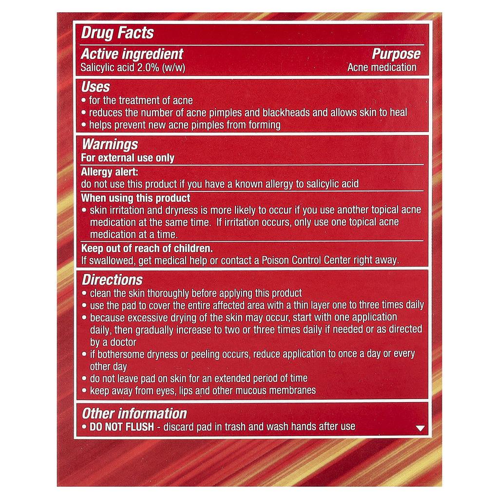 Single-Step Acne Control, Maximum, Alcohol Free, Soft Touch Pads 90