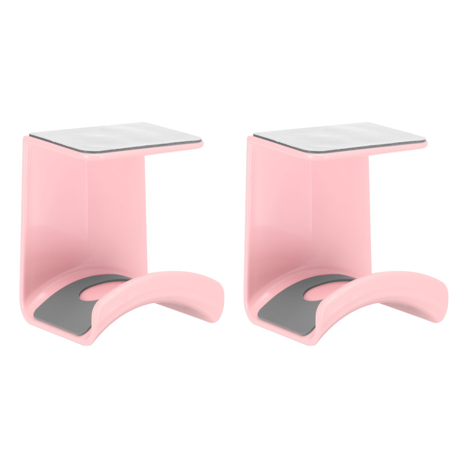 

uxcell Headphone Stand, 2-Piece ABS Headset Holder, Adhesive Headphone Holder Hook Mount Headphone Hanger Hook for Gaming Headphones and Earphone