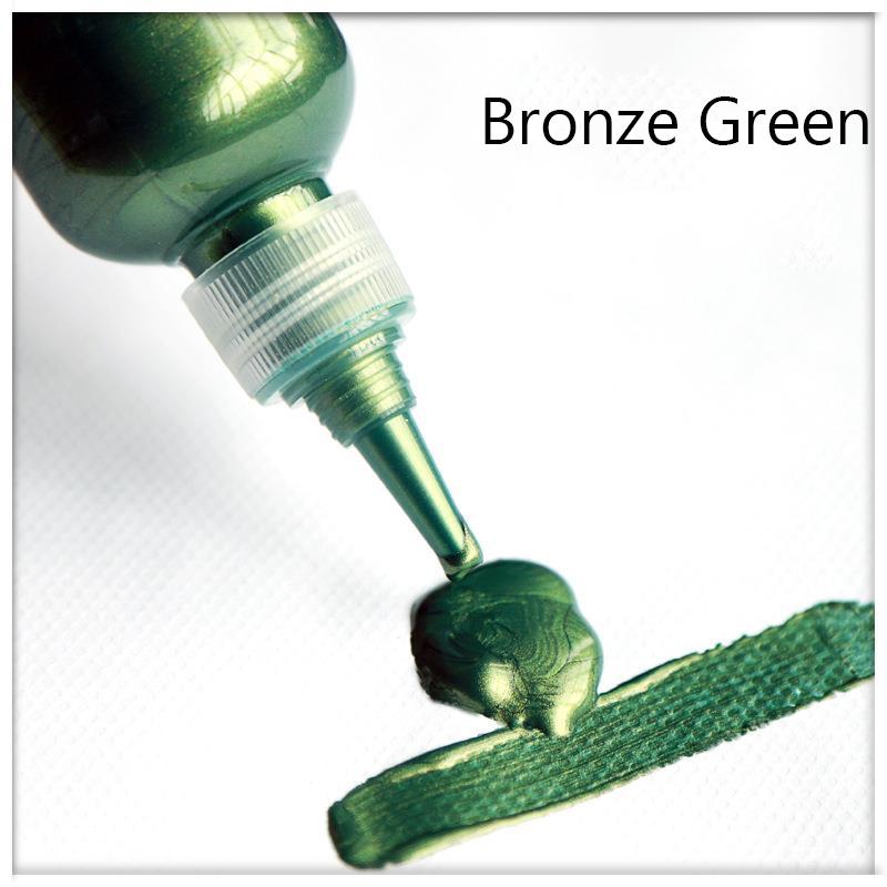 Metal Acrylic Paint Resin Pigment 60ml Gold Silver Copper Gypsum Doll Hook Line Paste Jewelry Making Handmade DIY Coloring