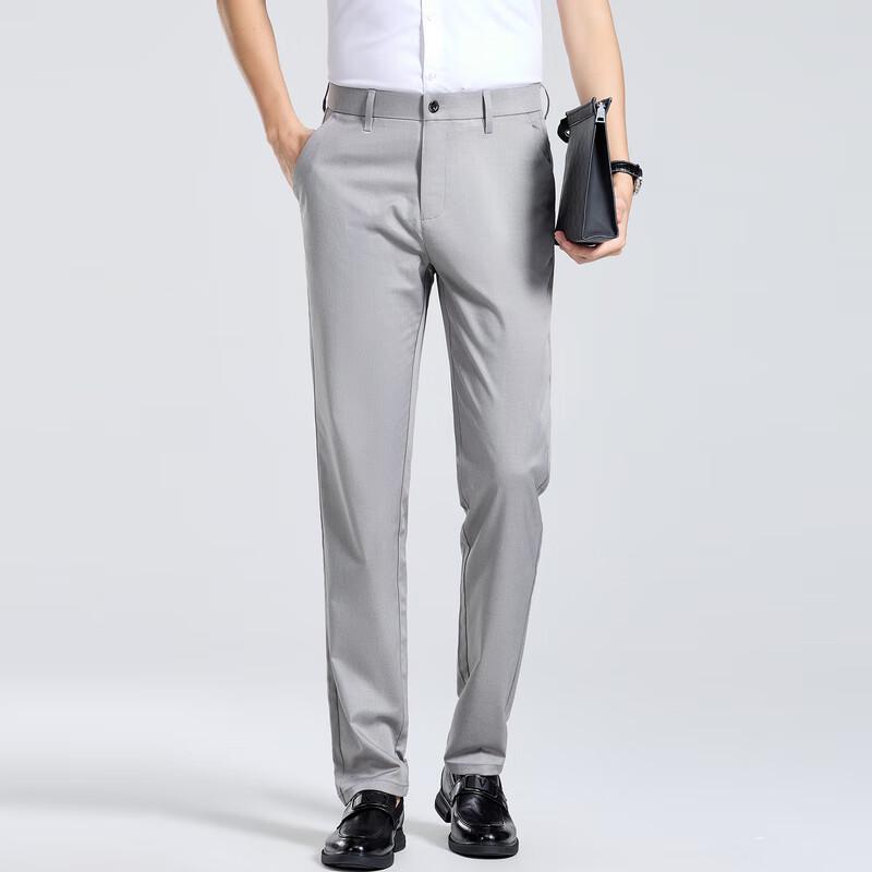 Men's Elastic Waist Business Casual Pants