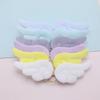 10PCS Double Sided Angel Wing Shape Sewing Patches Cute Hair Applique for DIY Doll Bag Hat Scarf Patches Hair Clip Decor