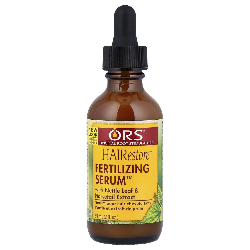 ORS, HAIRestore™, Fertilizing Serum™, Nettle Leaf and Horsetail Extract, Natural Hair Texture, Braids and Braids, 59 Ml (2 Fl Oz)