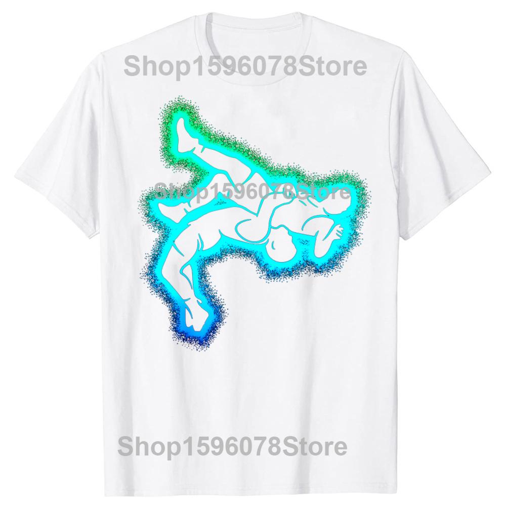 Funny Wrestling Wrestler Boys T Shirts Cotton Short Sleeve Birthday Gifts Mens Clothing Fashion Casual Loose Oversized T Shirt