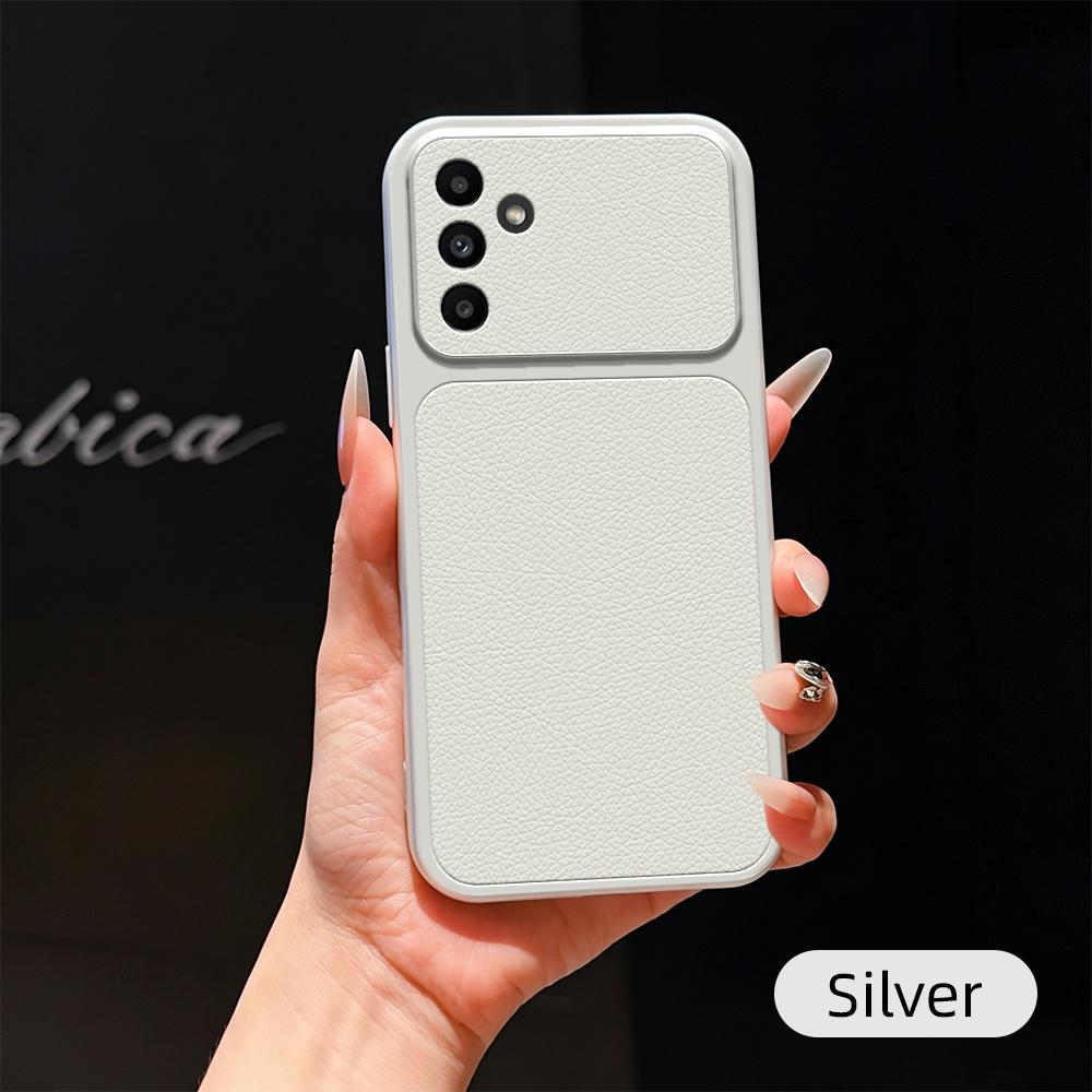 Phone Case For Samsung Galaxy A15 A25 A55 A35 A05 A05S A34 A14 A24 A54 4G 5G Candy PU Lambskin Camera Protection Soft Back Cover