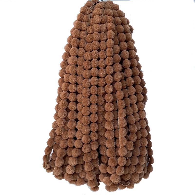 5/10M Faux Rabbit Fur Hairball Ribbon For Handmade DIY Sewing Tops Stage Costume Fluffy Trim Breathable Cuff Plush Strip