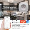 Wifi Smart Socket France Tuya App Control Support Google Home Alexa Voice Plug Timing Power Outlet 100-240v Home Appliance