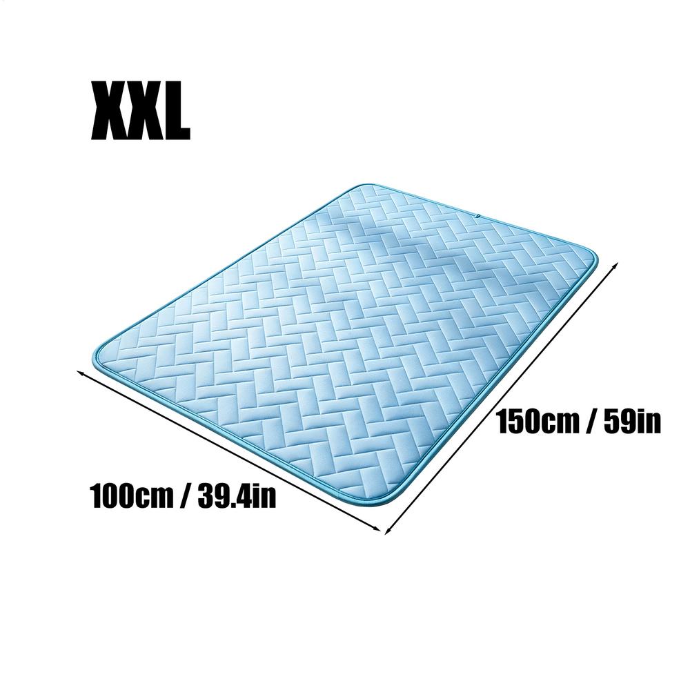 Ice Cool Upgrade Dog Cooling Mat Summer Pet Cold Bed Extra Large For Small Big Dogs Pad Breathable Pet Cat Cold Bed