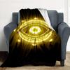 Eye Fire Flannel Blanket Throw Blanket Soft Warm Sofa Bed Camping Car home Decor Unique Christmas Gift C9302