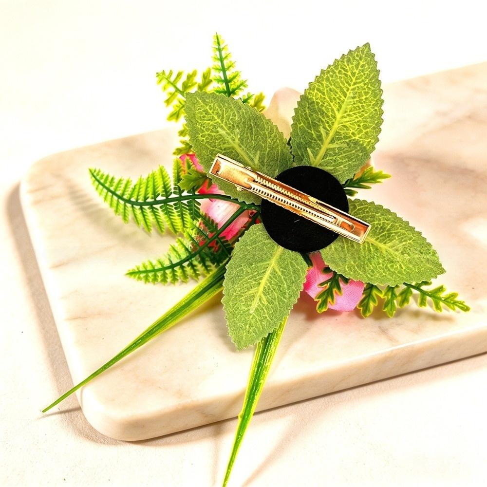 3D Floral Design Plumeria Hair Clips Artificial Flower Hair Accessories  Summer Party