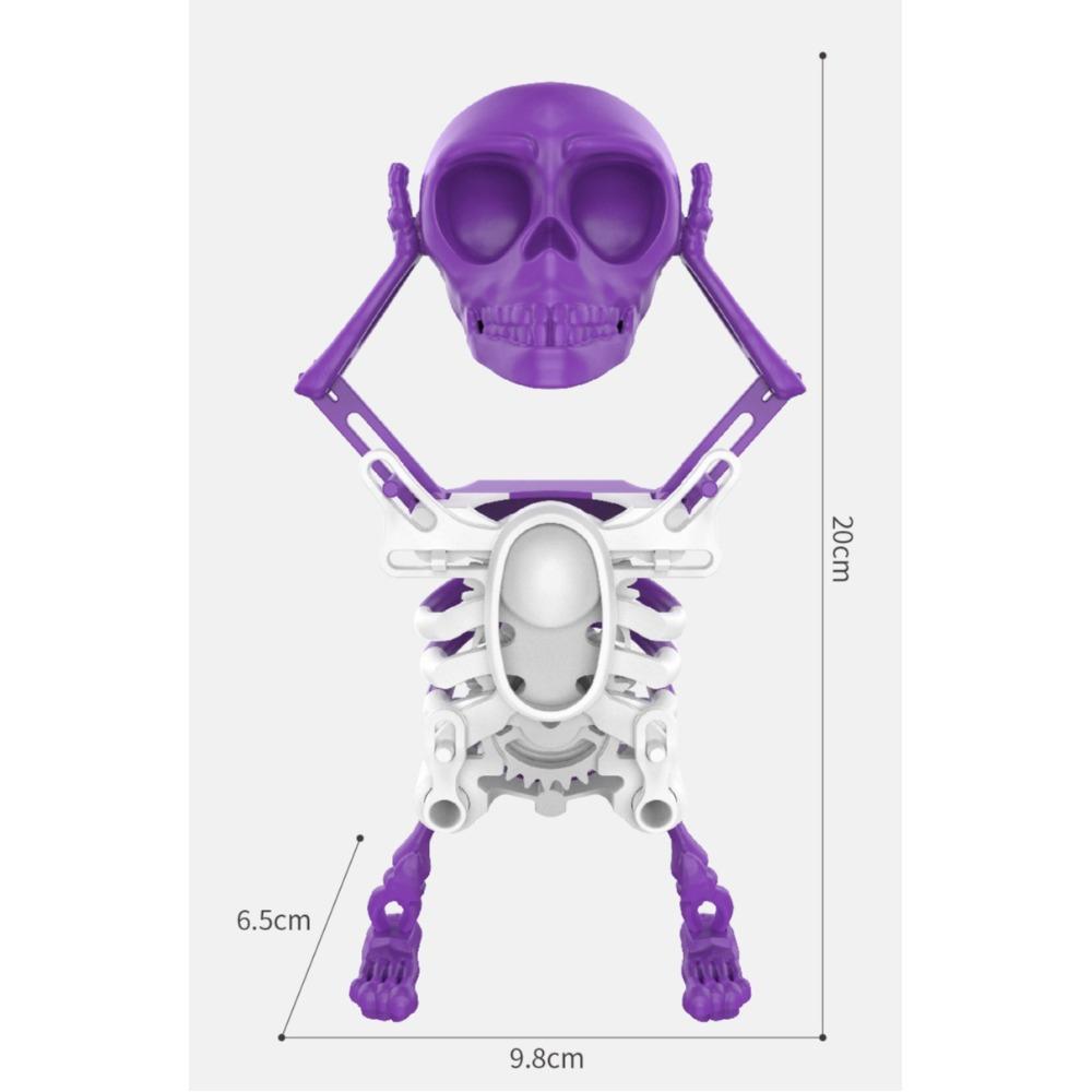 Halloween Party Dancing Skeleton Decor Swinging Left Right Tricking Bone People Model Gift Home Office Spooky Moving Ornament
