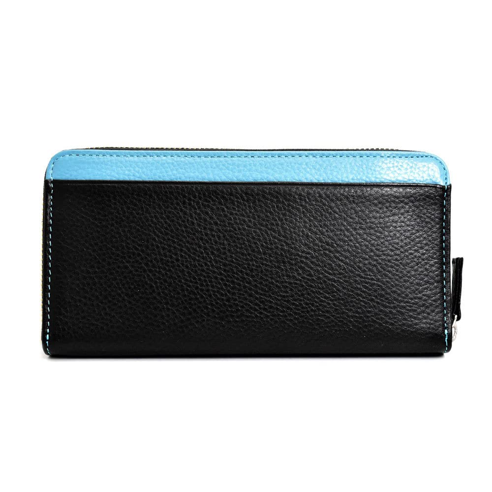 

Prairie 1957 NewPeople Men s Zip-Around Long Wallet in BlackBlue