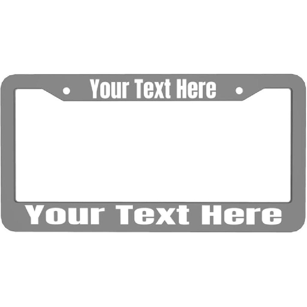 License Plate Frame Personalized License Plate Frame for Cars License Plate Frames Customized Design License Plate Holder Customize Funny Car