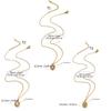 Versatile Geometric Charm Necklace With Sparkling Rhinestones Stainless Steel Clavicle Chain Adjustable Jewelry