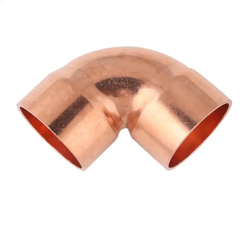 1/4" 3/8" 1/2" 5/8" 3/4" 1"Inch 6.35-54mm Straight Elbow Y U P Shaped 3 4 Way Corss Copper End Feed Pipe Fitting Air Conditioner