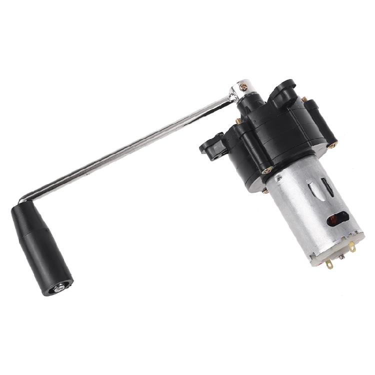 1pcs Miniature Hand Crank Emergency Energy Dynamo Motor