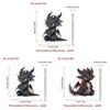 Acrylic Black Dragon Cartoon Car Charm Pendant For Stylish Vehicle Decoration