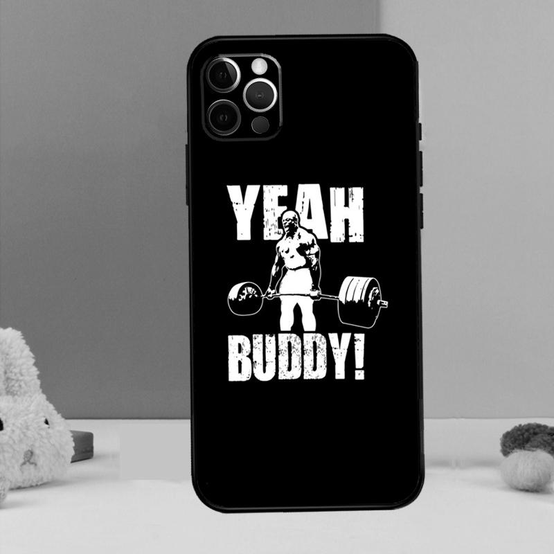 Bodybuilding Gym Fitness Quotes Case For iPhone 14 13 12 11 15 16 Pro Max Mini Plus X XR XS Max Bumper Soft Cover