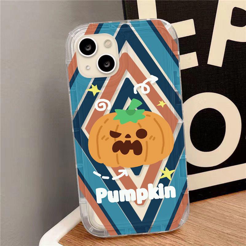 

Airbag Drop-Proof Halloween Pumpkin Ghost iPhone Case for iPhone 13/14/15/16 Pro/17 iPhone 15 Pro